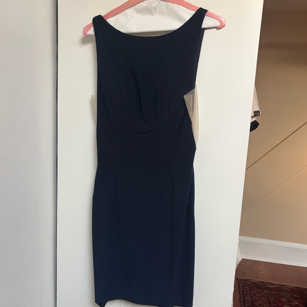 NAVY Faviana mini Dress with illusion Detail cocktail